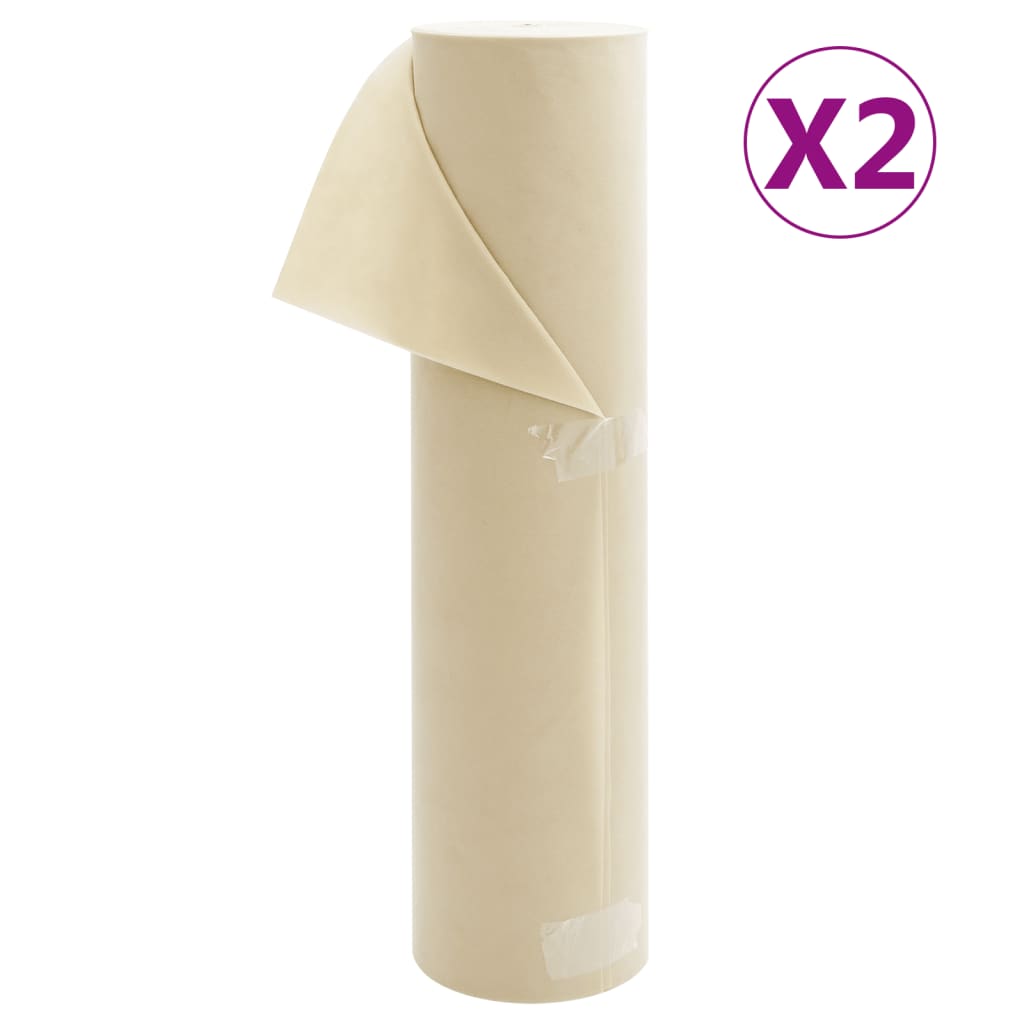 VidaXL tissu polaire pour plantes 2 rouleaux 70 g m² 50x1,6 m