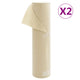 VidaXL tissu polaire pour plantes 2 rouleaux 70 g m² 50x1,6 m
