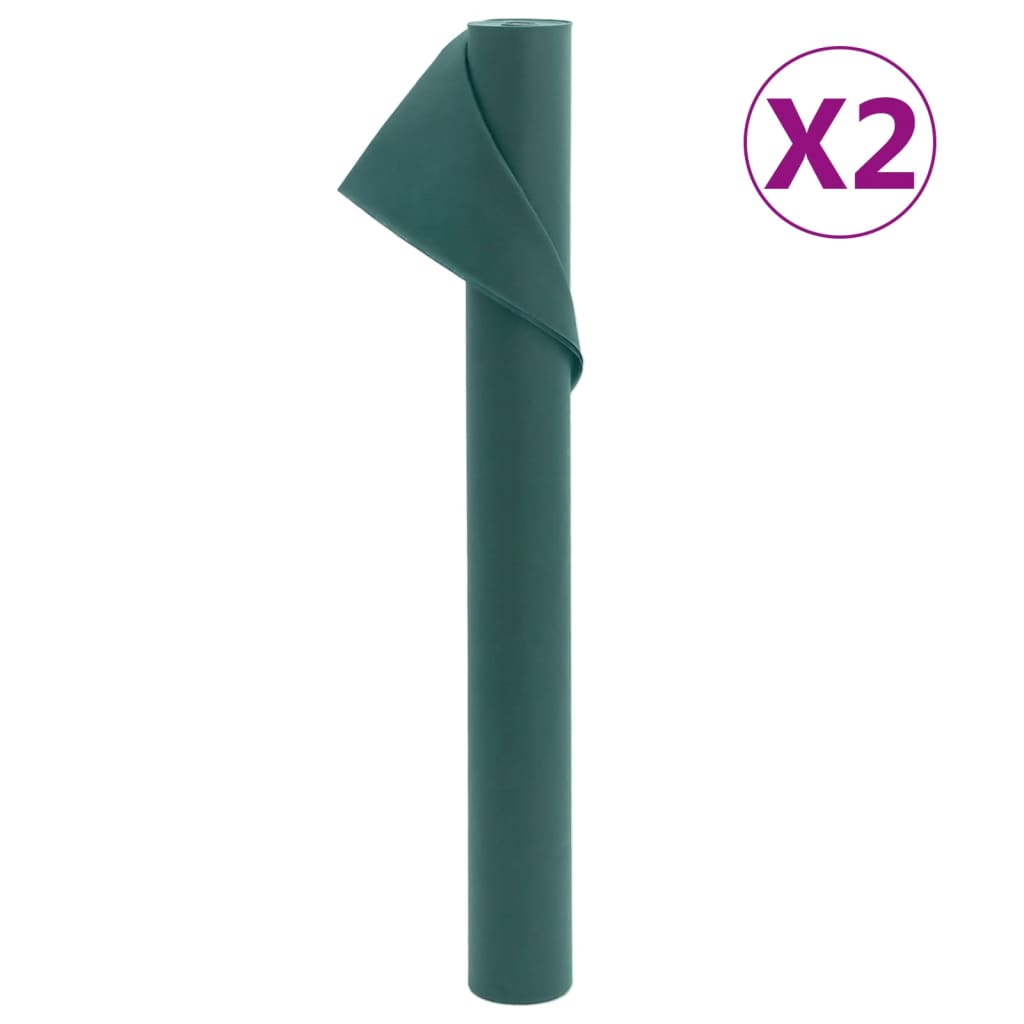 Tissu polaire VidaXL pour plantes 2 rouleaux 70 g m² 10x1,6 m