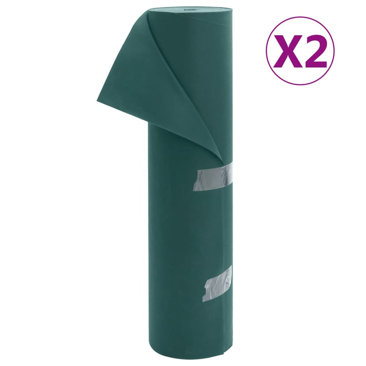 VidaXL tissu polaire pour plantes 2 rouleaux 70 g m² 50x1,6 m