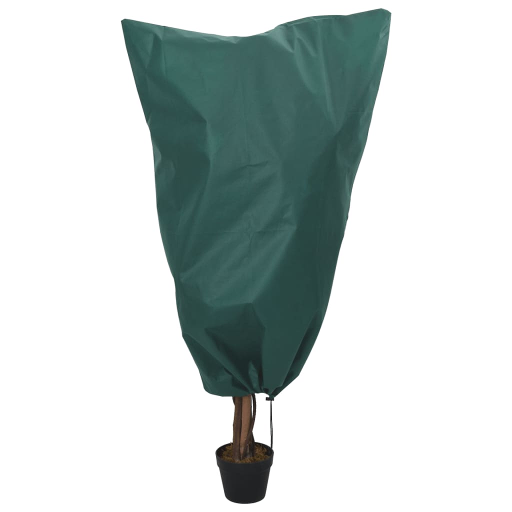 Vidaxxl couvertures pour plantes avec cordon 8 pcs 70 g m² 0,8x1,2 m