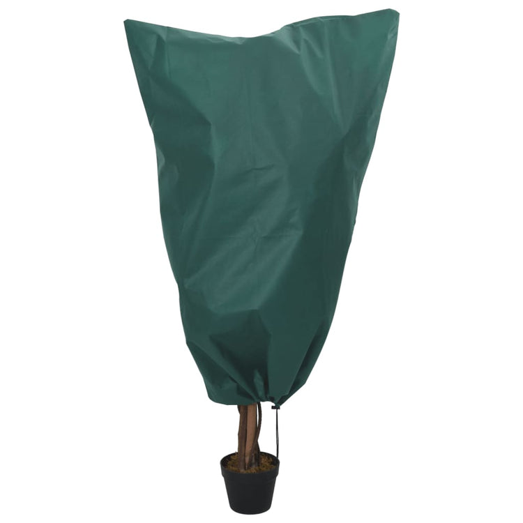 Vidaxxl couvertures pour plantes avec cordon 8 pcs 70 g m² 0,8x1,2 m