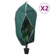 Vidaxxl couvertures végétales avec fermeture éclair 2 pcs 70 g m² 3,93x3,5 m