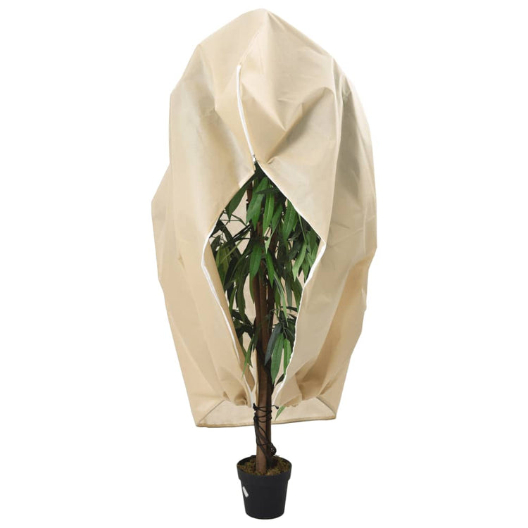 Vidaxxl couvertures végétales avec fermeture éclair 10 pcs 70 g m² 1x1,55 m