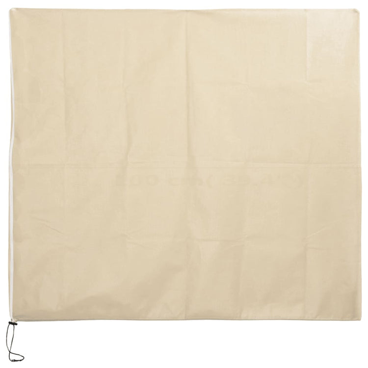 Vidaxxl couvertures végétales avec fermeture éclair 4 pcs 70 g m² 3,93x3,5 m