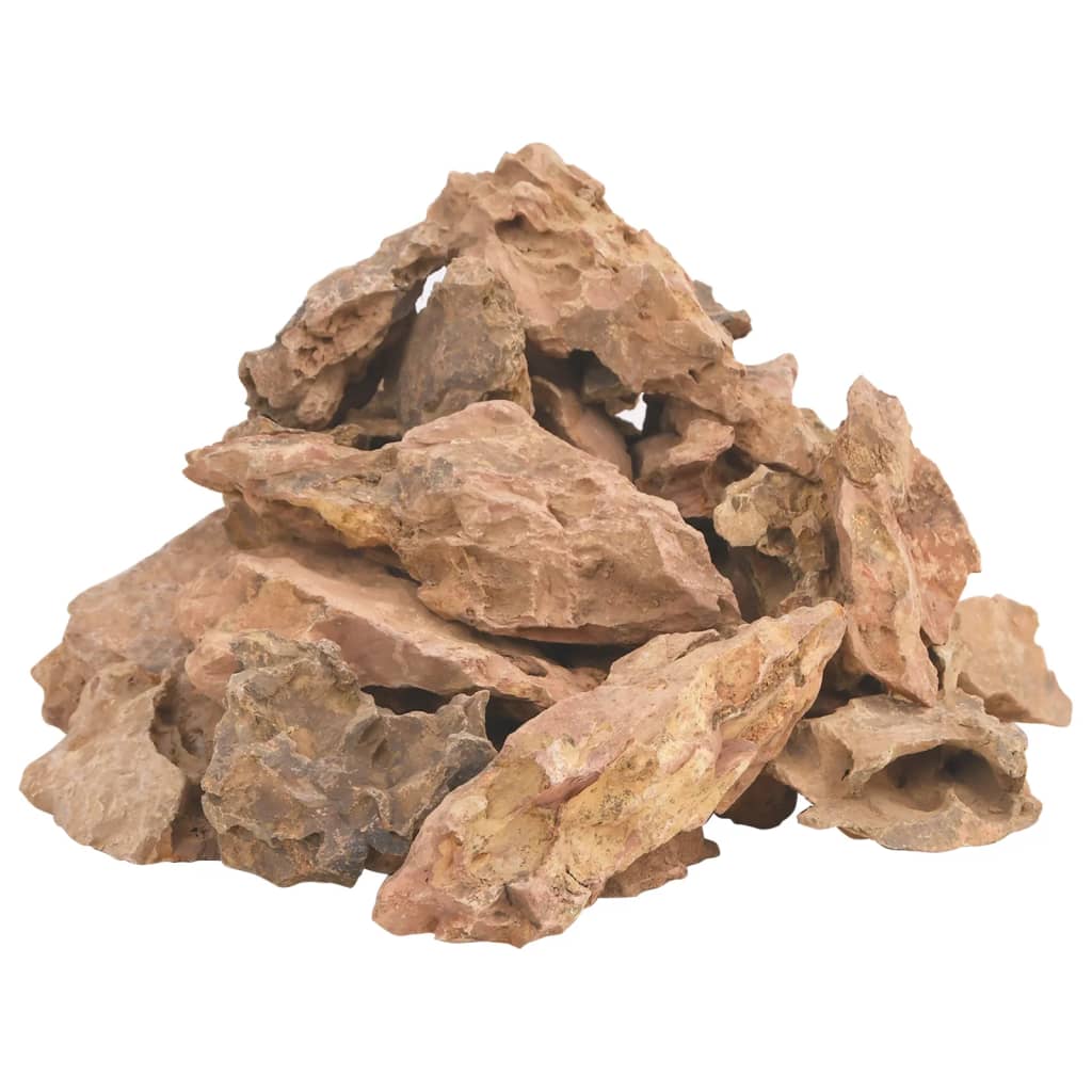 Vidaxl Dragon Stones 25 kg 1-10 cm brun