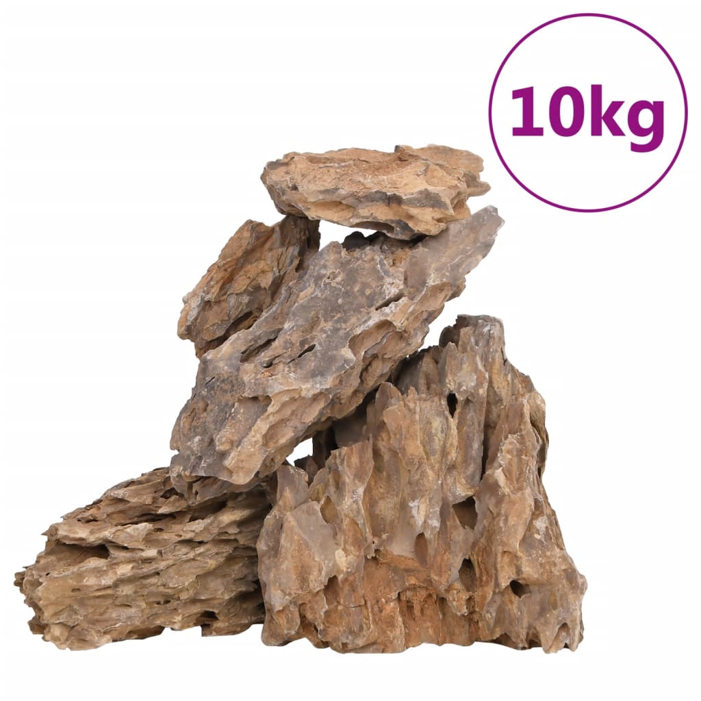 Vidaxl Dragon Stones Couleur mixte 10 kg 10-30 cm