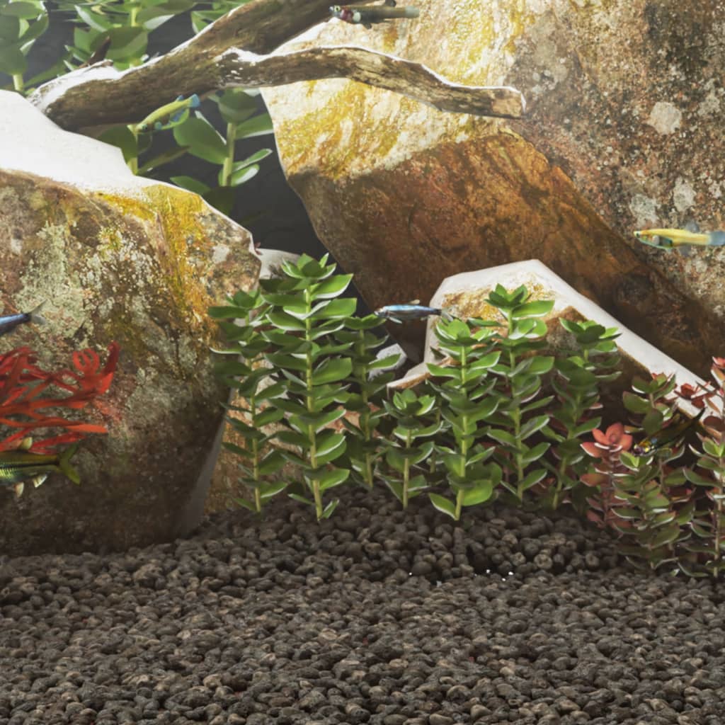 Vidaxl Lava Stones 25 kg 1-2 cm noir