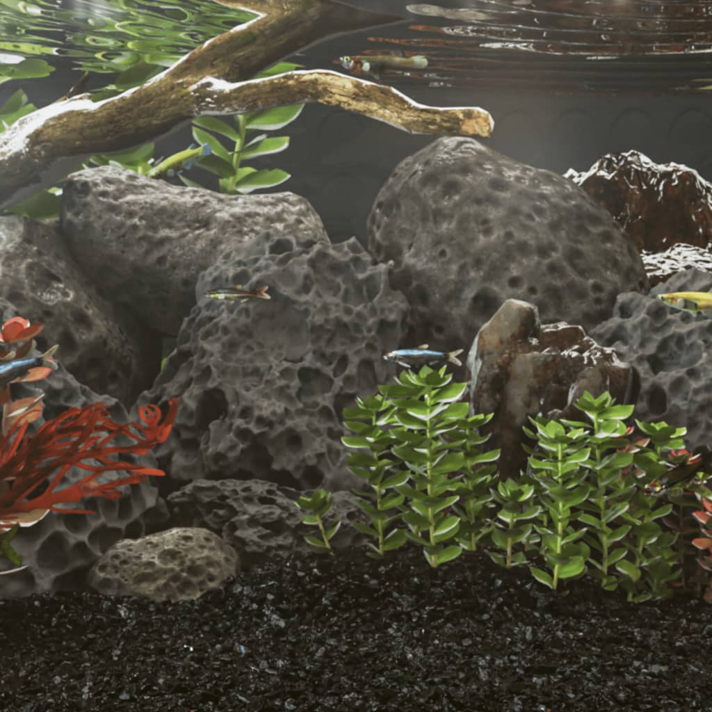 Vidaxl Lava Stones 10 kg 10-30 cm noir