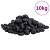 Vidaxl cailloux poli 2 à 5 cm 10 kg de noir