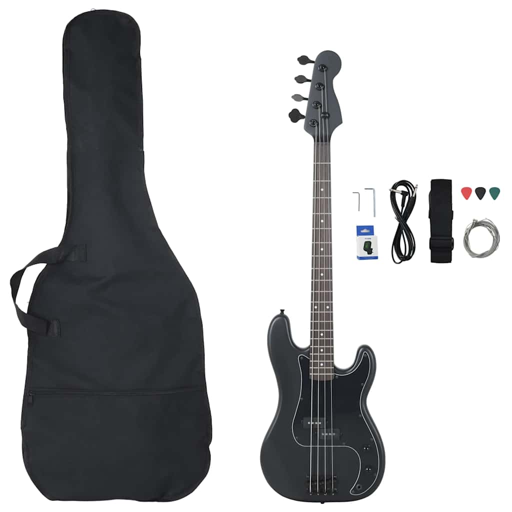 VidaXL guitare basse électrique pour débutants avec sac 4 4 46 noir