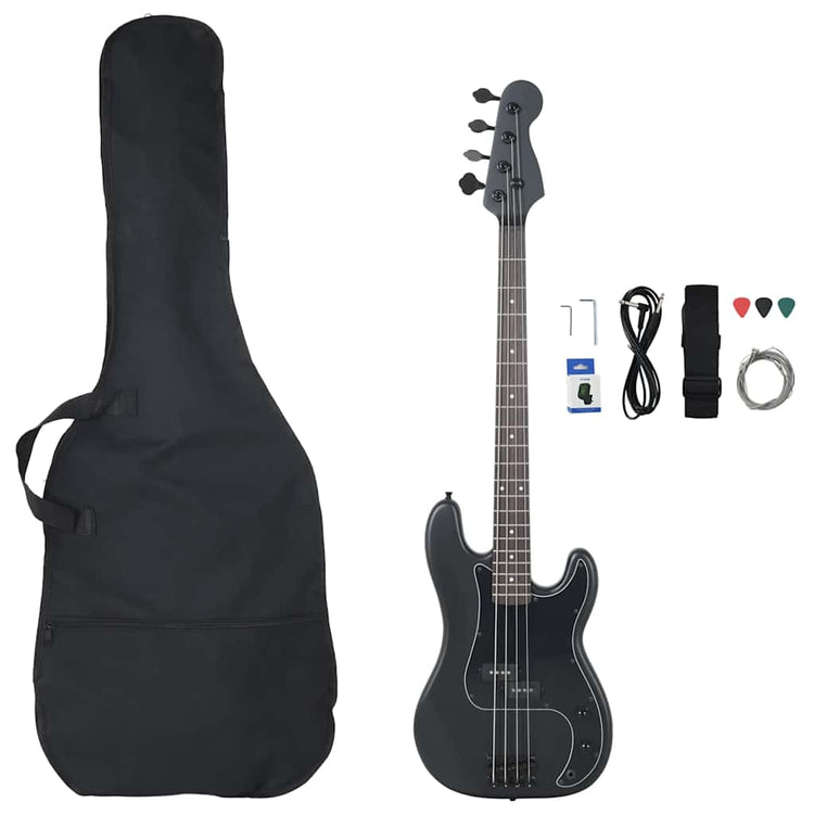 VidaXL guitare basse électrique pour débutants avec sac 4 4 46 noir