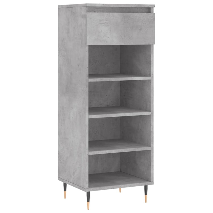 Armoire à chaussures Vidaxl 40x36x105 cm Prix en béton en bois édité