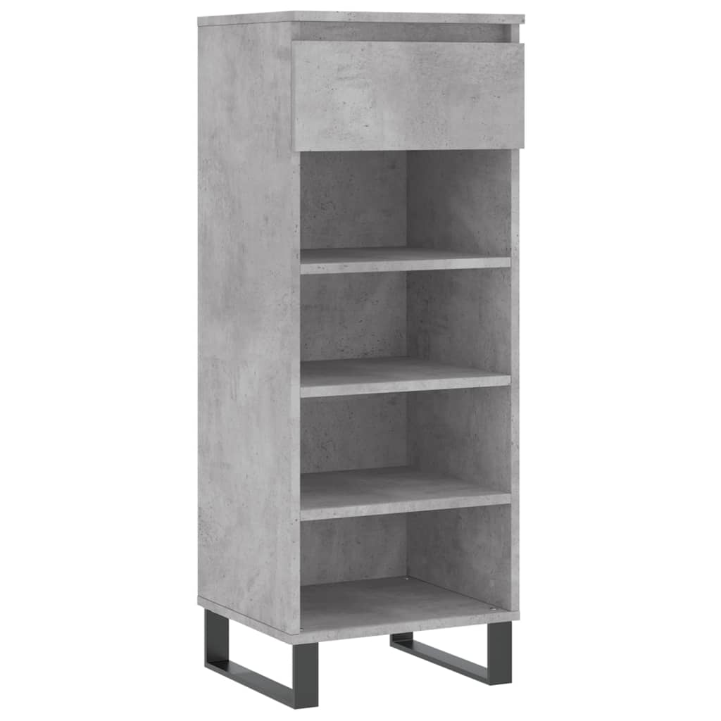 Armoire à chaussures Vidaxl 40x36x105 cm Prix en béton en bois édité