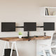 Normes de moniteur Vidaxl Driebel Vesa 75 100 mm en acier noir