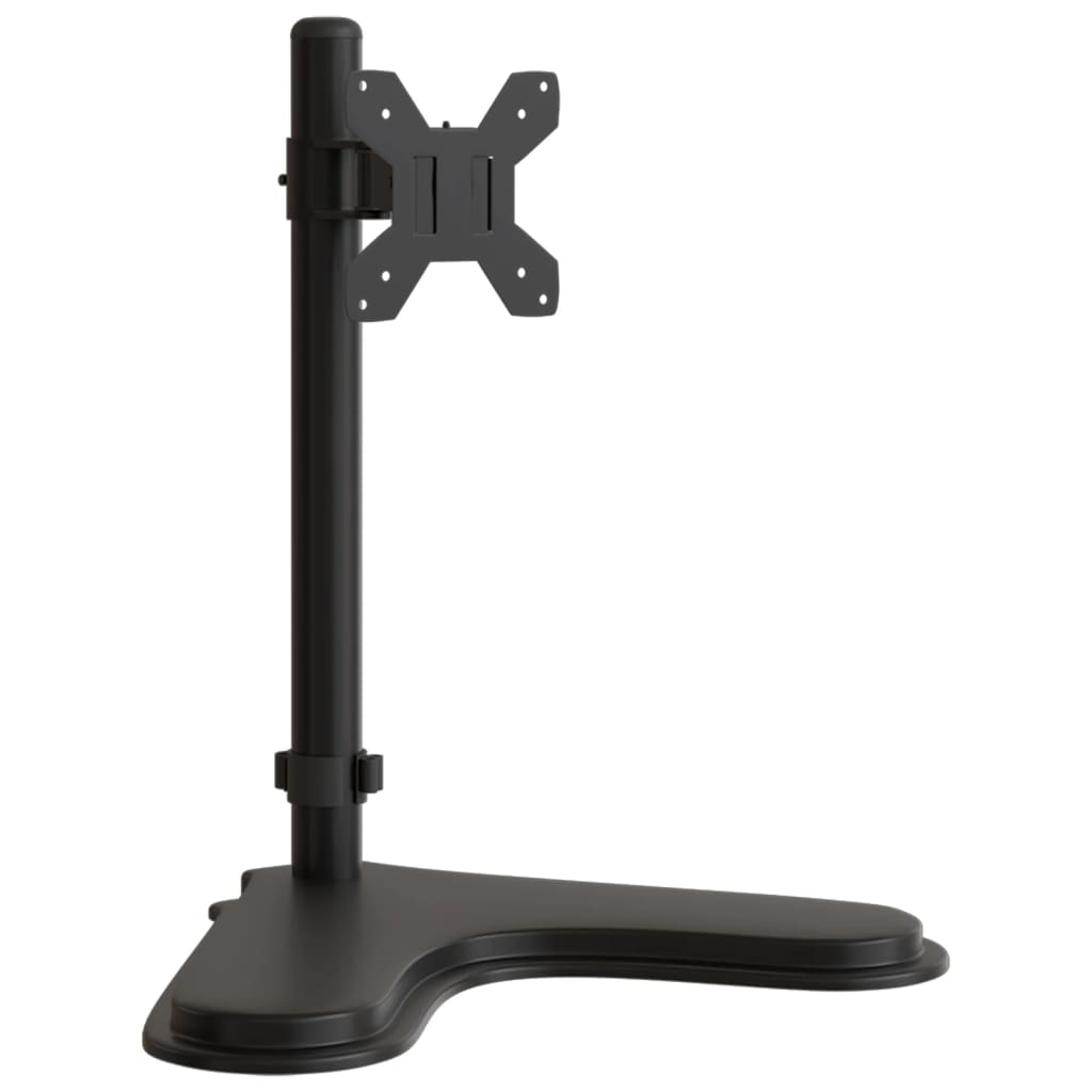 Support de moniteur Vidaxl Vesa 75 100 mm en acier noir