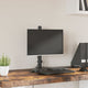 Support de moniteur Vidaxl Vesa 75 100 mm en acier noir