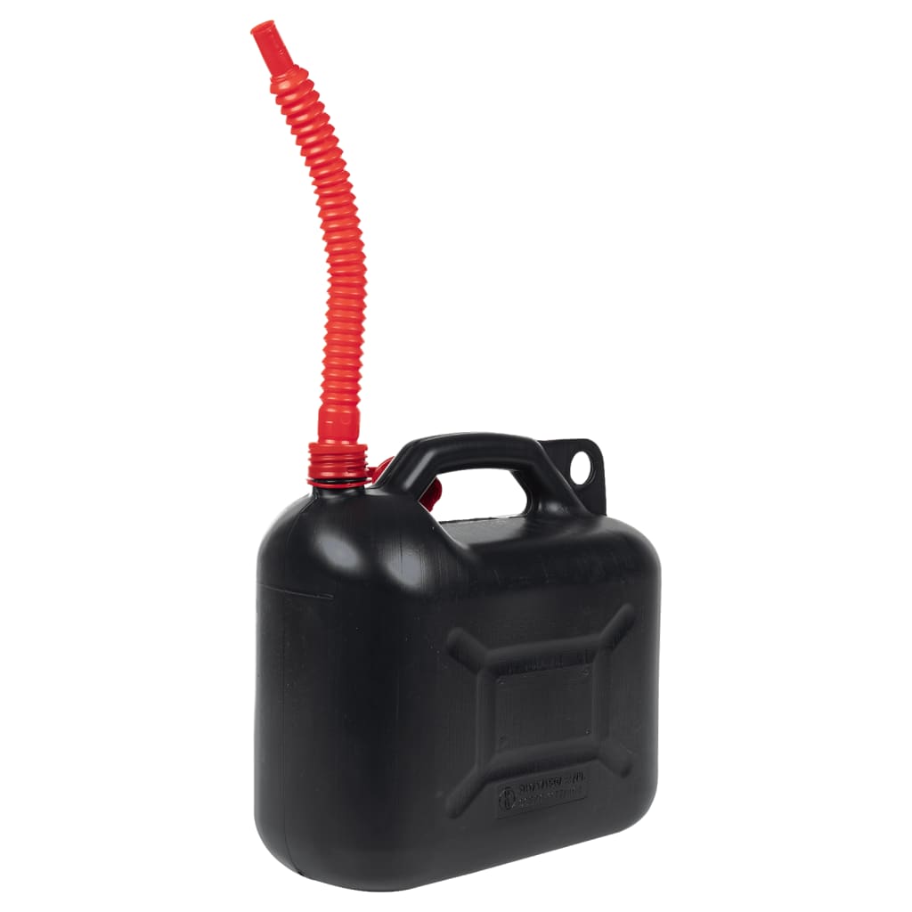 VIDAXL CARBURANTS 3 ST AVEC SPOUT FLEXIBLE NOIR 10 L PLASTIQUE