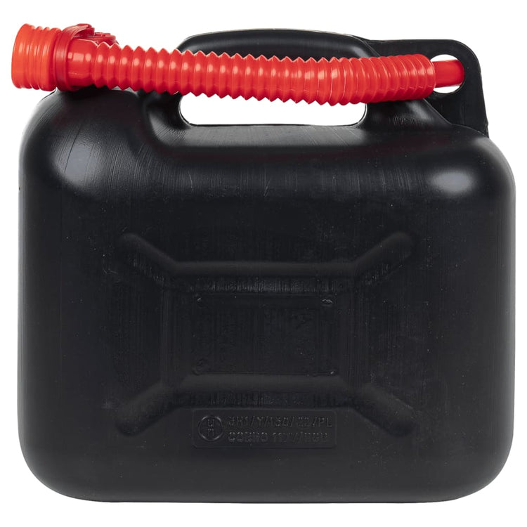 VIDAXL CARBURANTS 3 ST AVEC SPOUT FLEXIBLE NOIR 10 L PLASTIQUE