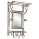 Rack de bagages Vidaxl avec des cintres Murmain Murling Aluminium