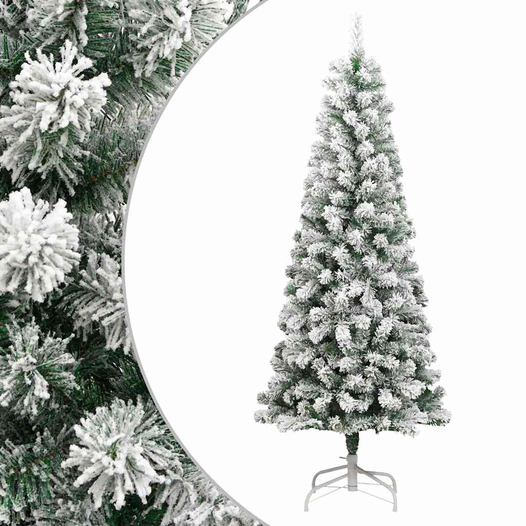 Sapin de Noël artificiel Vidaxx avec charnières et neige 180 cm