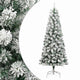 Sapin de Noël artificiel Vidaxx avec charnières et neige 180 cm