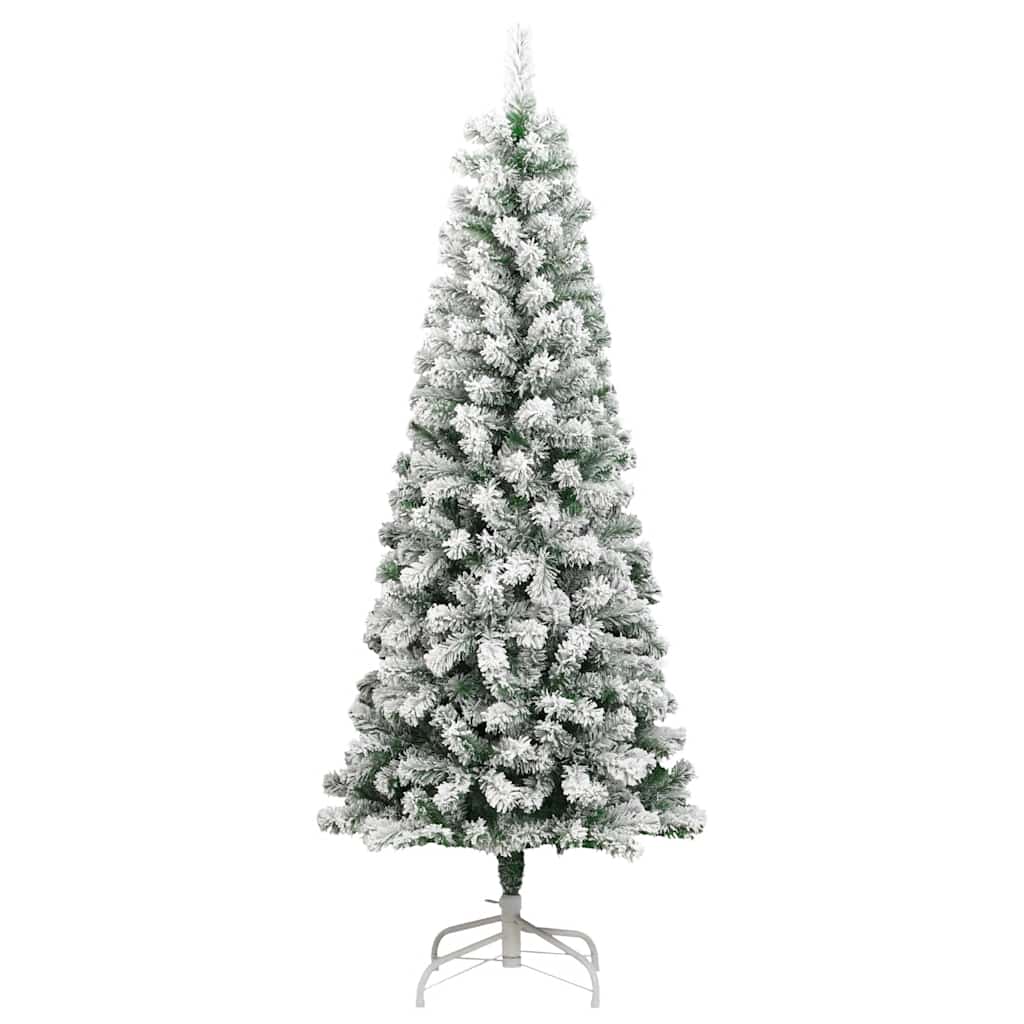 Sapin de Noël artificiel Vidaxx avec charnières et neige 180 cm