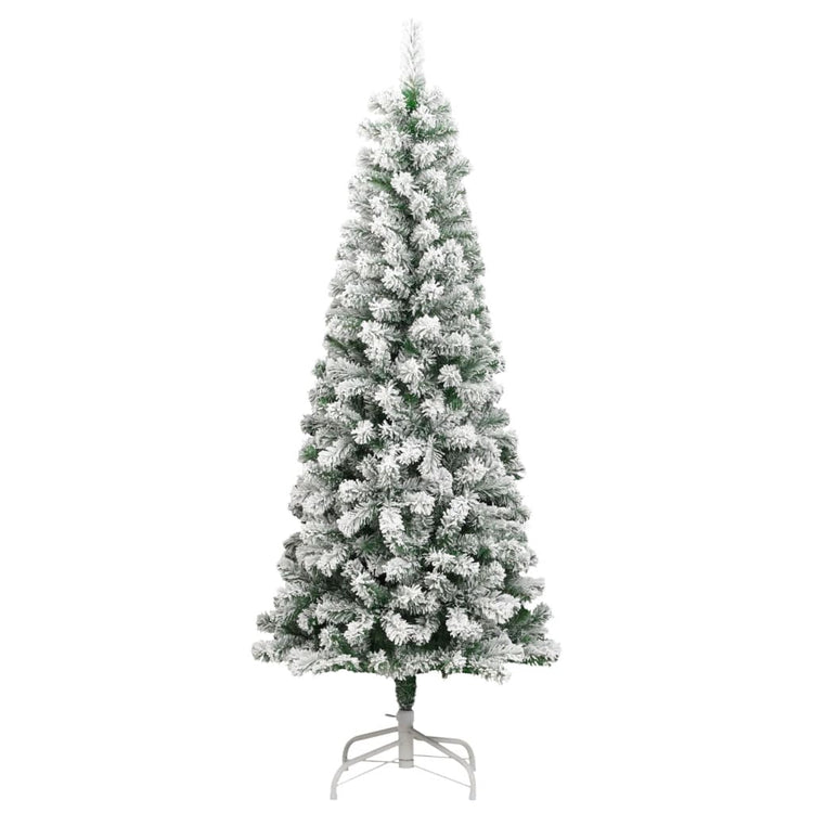 Sapin de Noël artificiel Vidaxx avec charnières et neige 240 cm