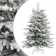 Sapin de Noël artificiel Vidaxx avec charnières et neige 180 cm