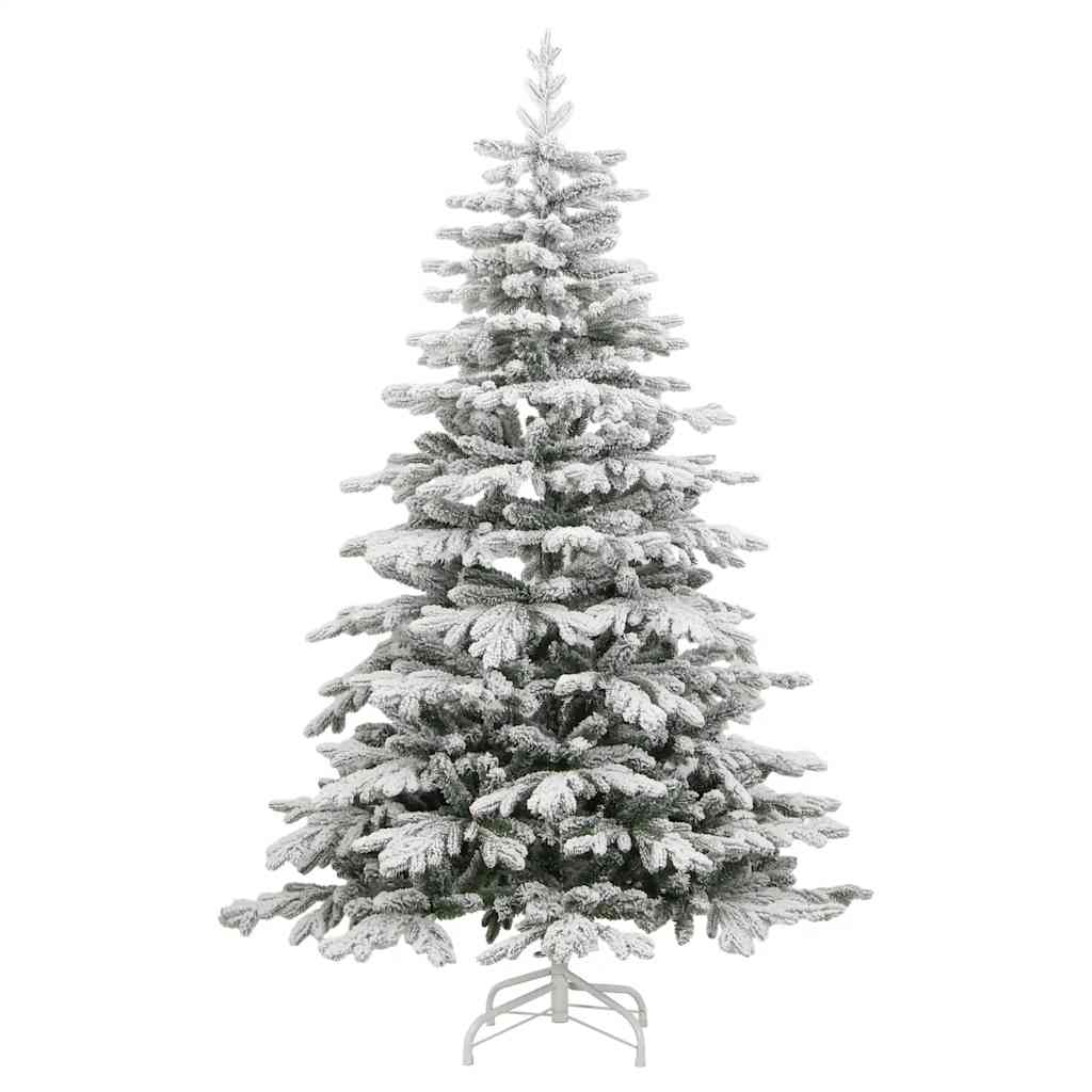 Sapin de Noël artificiel Vidaxx avec charnières et neige 180 cm