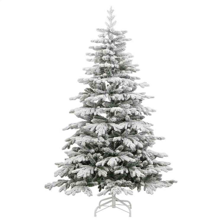 Sapin de Noël artificiel Vidaxx avec charnières et neige 180 cm