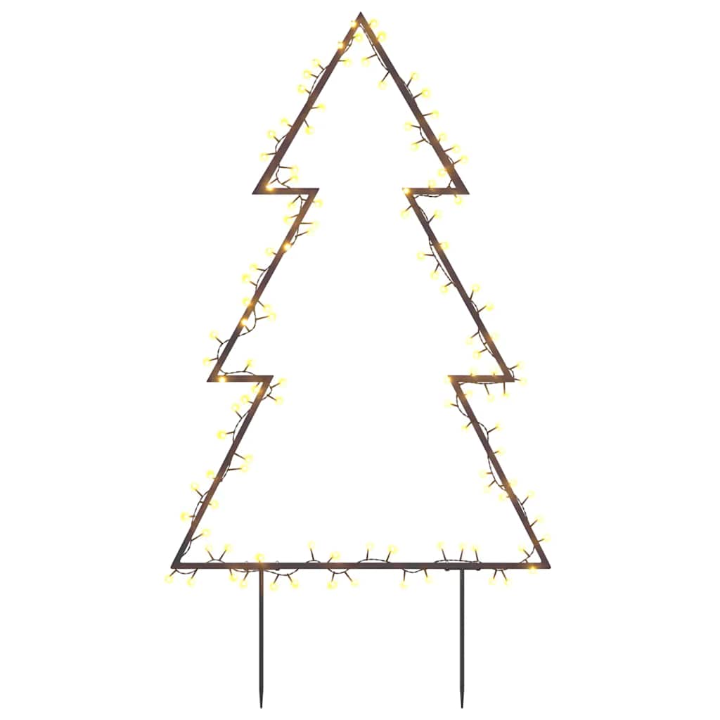 Vidaxl Christmas Lighting Christmas Tree avec épingles au sol 115 LEDS 90 cm
