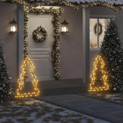 Vidaxl Christmas Lighting Christmas Tree avec épingles au sol 115 LEDS 90 cm