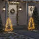 Vidaxl Christmas Lighting Christmas Tree avec épingles au sol 115 LEDS 90 cm
