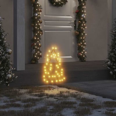 Vidaxl Christmas Lighting Christmas Tree 3 Sts avec broches au sol 50 LEDS 30 cm