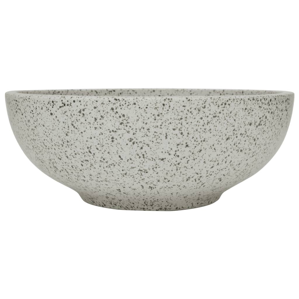 Vidaxl Straction Round φ41x14 cm Grey céramique