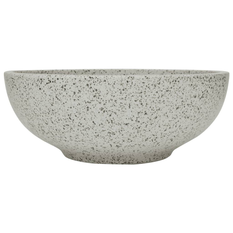 Vidaxl Straction Round φ41x14 cm Grey céramique
