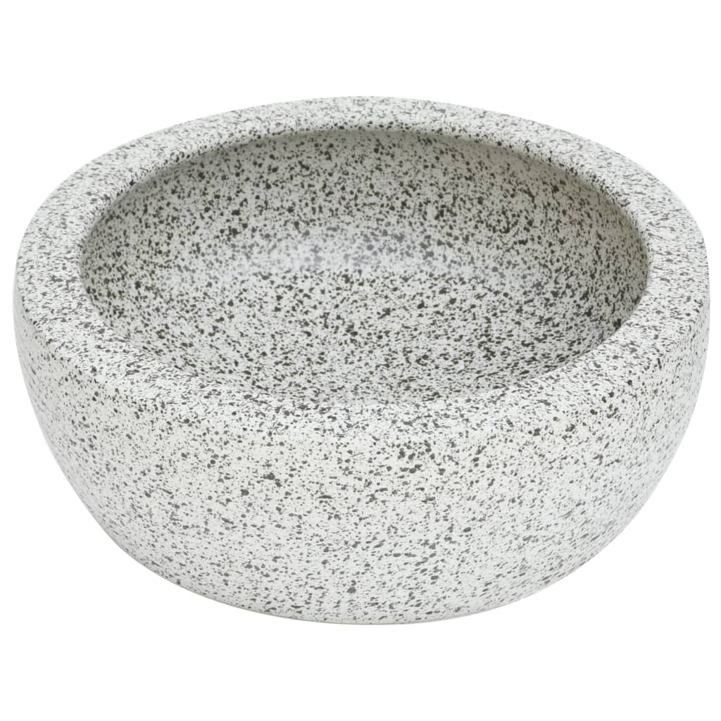 Vidaxl Straction Round φ41x14 cm Grey céramique