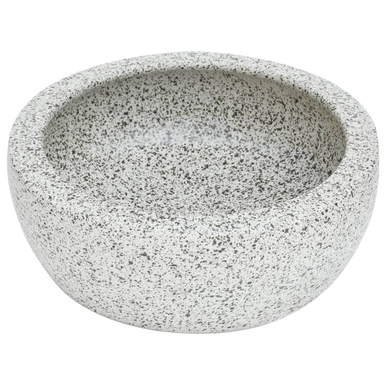 Vidaxl Straction Round φ41x14 cm Grey céramique