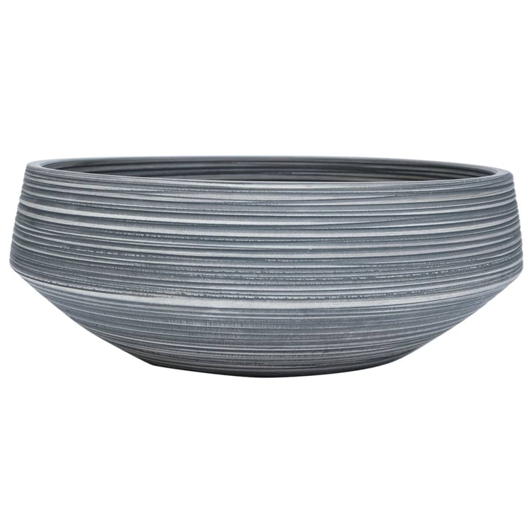 Vidaxl Straction Round φ41x14 cm Grey céramique