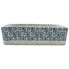 Vidaxx évier à poser rectangulaire 46x35,5x13 cm céramique gris et bleu