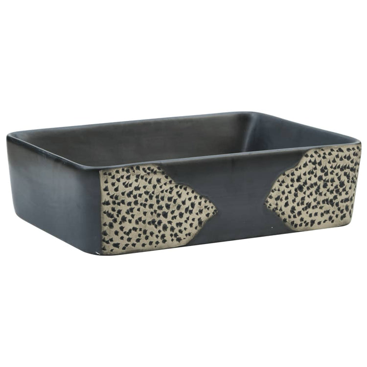 Vidaxl Strack Wasker Regant 46x35.5x13 cm Black en céramique