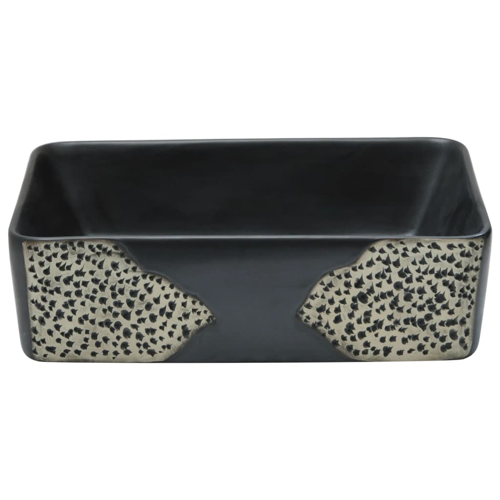 Vidaxl Strack Wasker Regant 46x35.5x13 cm Black en céramique