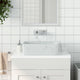 Vidaxl Strack Wash Bok Regant 46x35.5x13 cm Céramique blanc