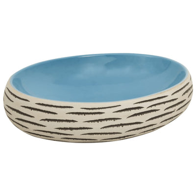 Vidaxl Staction Wasker Ovaal 59x40x15 cm Céramique Multi-Color