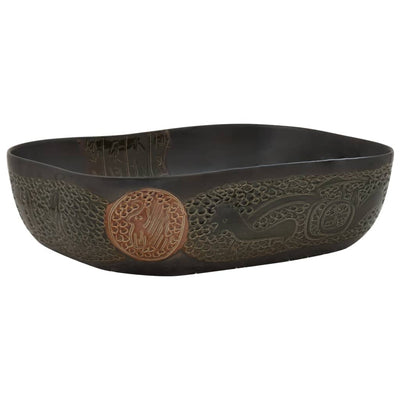 Vidaxl Strack Wasker Regant 48x37.5x13,5 cm Black en céramique