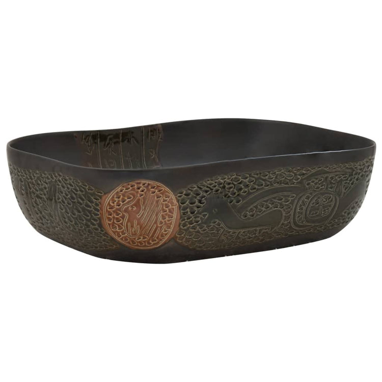 Vidaxl Strack Wasker Regant 48x37.5x13,5 cm Black en céramique