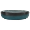 Vidaxl Staction Wasker Ovaal 59x40x14 cm Turquoise en céramique