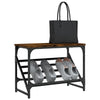 Rack de chaussures Vidaxl 60x30x45 cm Coule de chêne fumé en bois