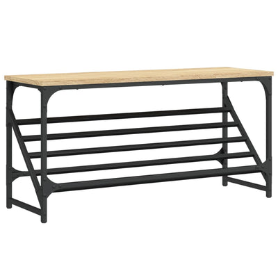 Rack à chaussures Vidaxl 90x30x45 cm Bois de chêne sonoma en bois sonoma coloré
